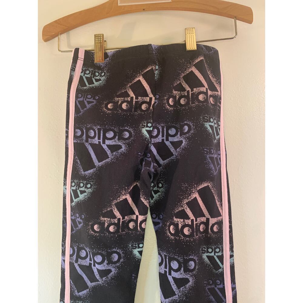 ADIDAS Girl’s Monogram Leggings / Size: 6X - Picture 8 of 10